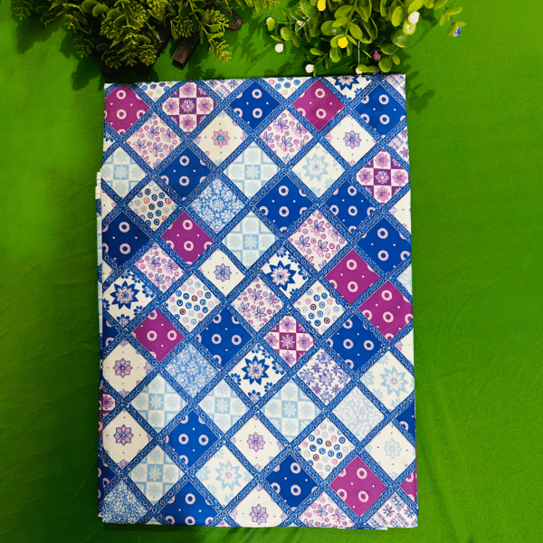 Waterproof Bedsheet White Check - Image 2