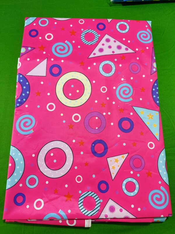Waterproof Bed Sheet Pink Square - Image 2