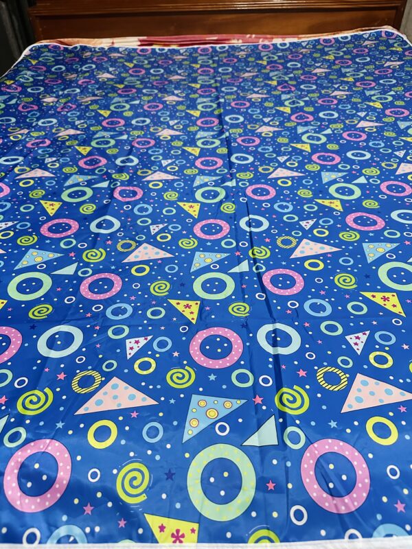 Waterproof Bed Sheet Blue Ring