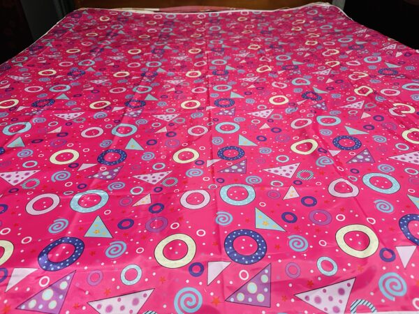 Waterproof Bed Sheet Pink Square