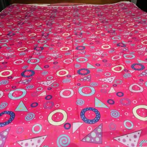 Waterproof Bed Sheet Pink Square