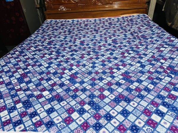 Waterproof Bedsheet White Check