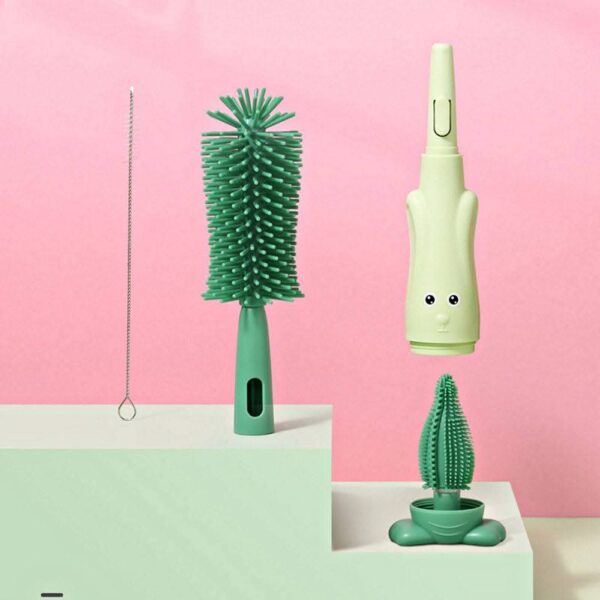 3 in 1 Silicone Feeder Cleaning Brush (Multifunctional)