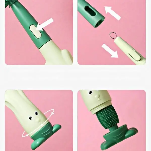 3 in 1 Silicone Feeder Cleaning Brush (Multifunctional) - Image 5
