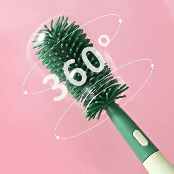 3 in 1 Silicone Feeder Cleaning Brush (Multifunctional) - Image 4