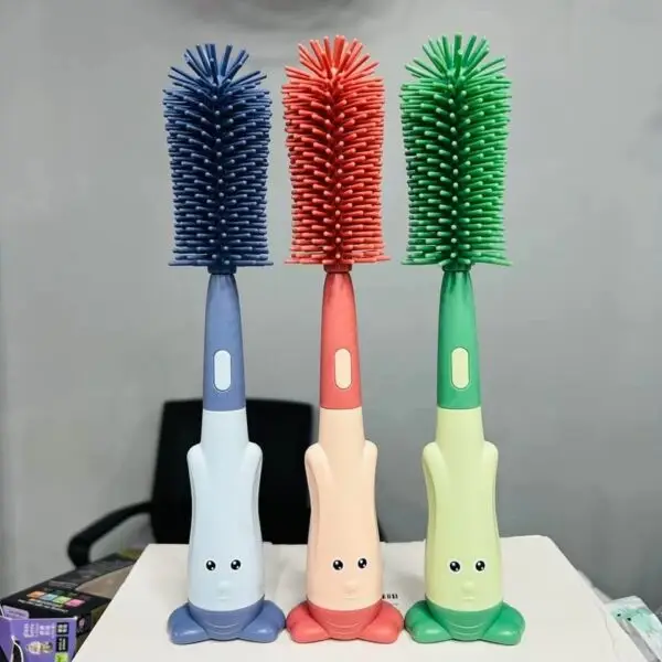 3 in 1 Silicone Feeder Cleaning Brush (Multifunctional) - Image 2
