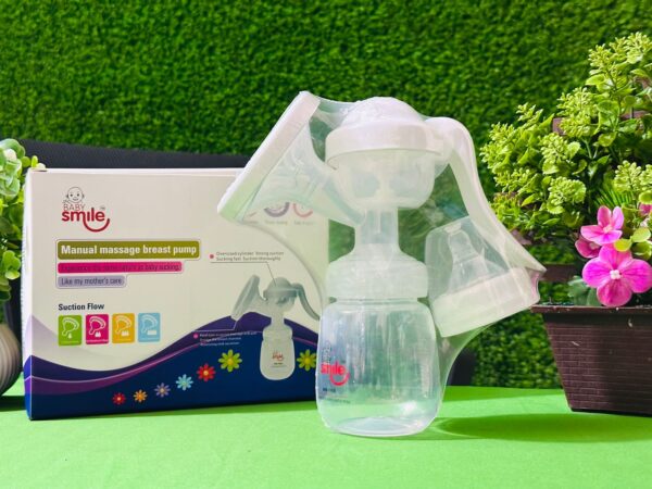Baby Smile Manual Breast Pump – BPA Free, Comfortable & Easy to Use 180ml - Image 4