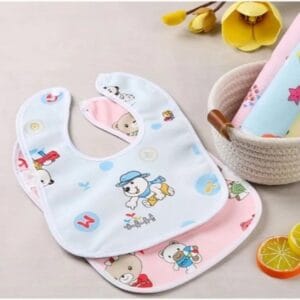Baby Feeding Bibs Soft Cotton Fabric