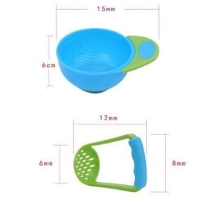 Baby Food Grading Mash Bowl with Masher