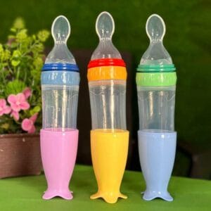 Full Silicon spoon Feeder For baby