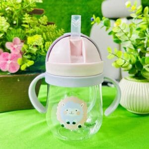 Baby Water Pot with Straw and Pipe