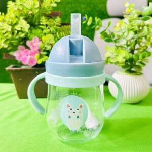 Baby Water Pot with Straw and Pipe