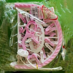 Clip Clothes Hanger 24 Clips to Dry Cloth