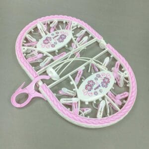 Clip Clothes Hanger 24 Clips to Dry Cloth