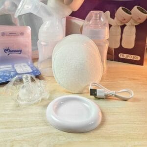 Rechargeable Electric Breast Pump With Dr Browns Bottle Pacifier and Free Gift