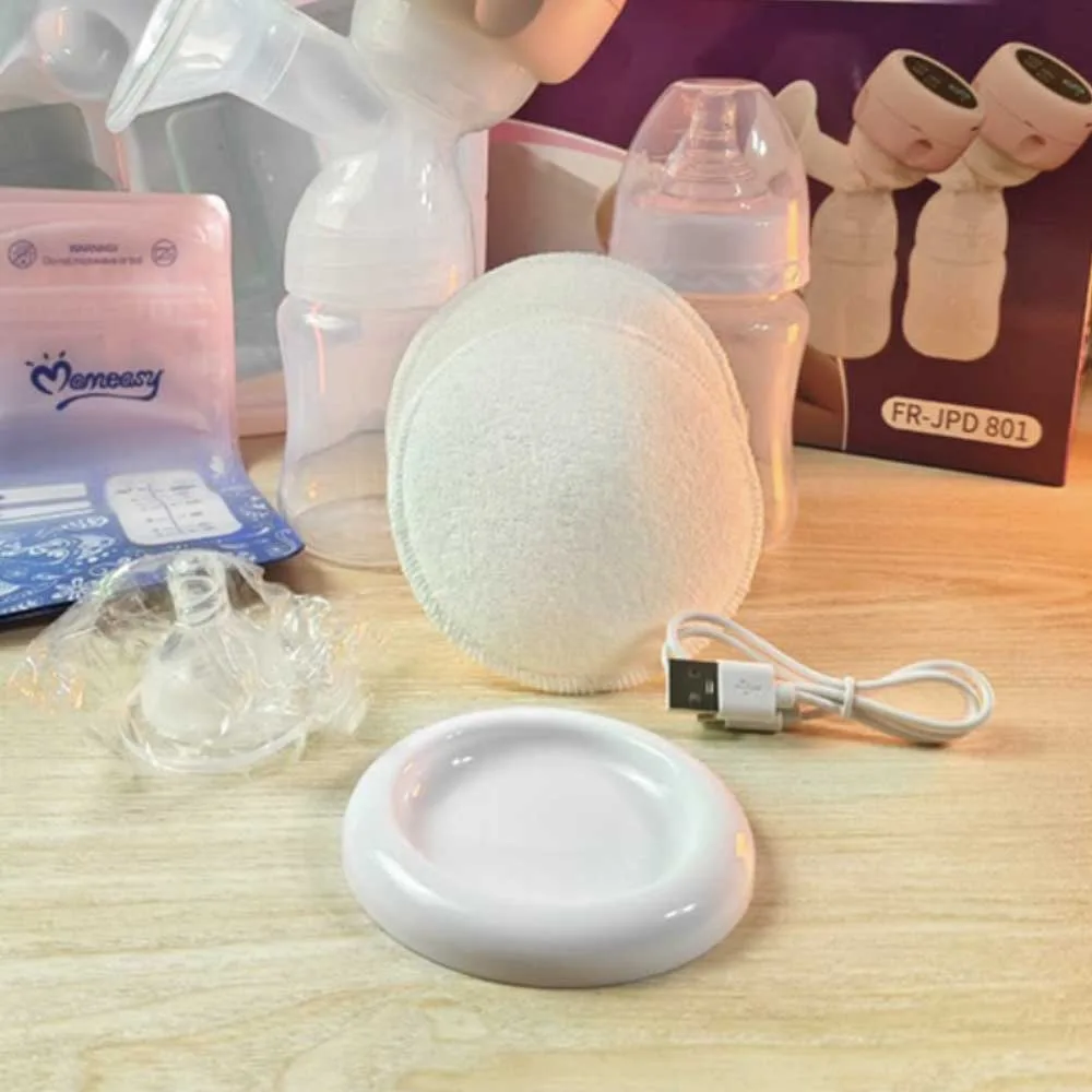Rechargeable Electric Breast Pump With Dr Browns Bottle Pacifier and Free Gift - Image 2
