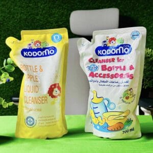 kodomo Liquid Cleanser Bottle and Refill Pack