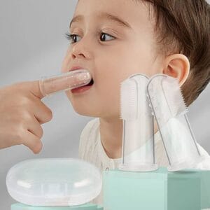 Soft Silicone Finger Toothbrush for Baby