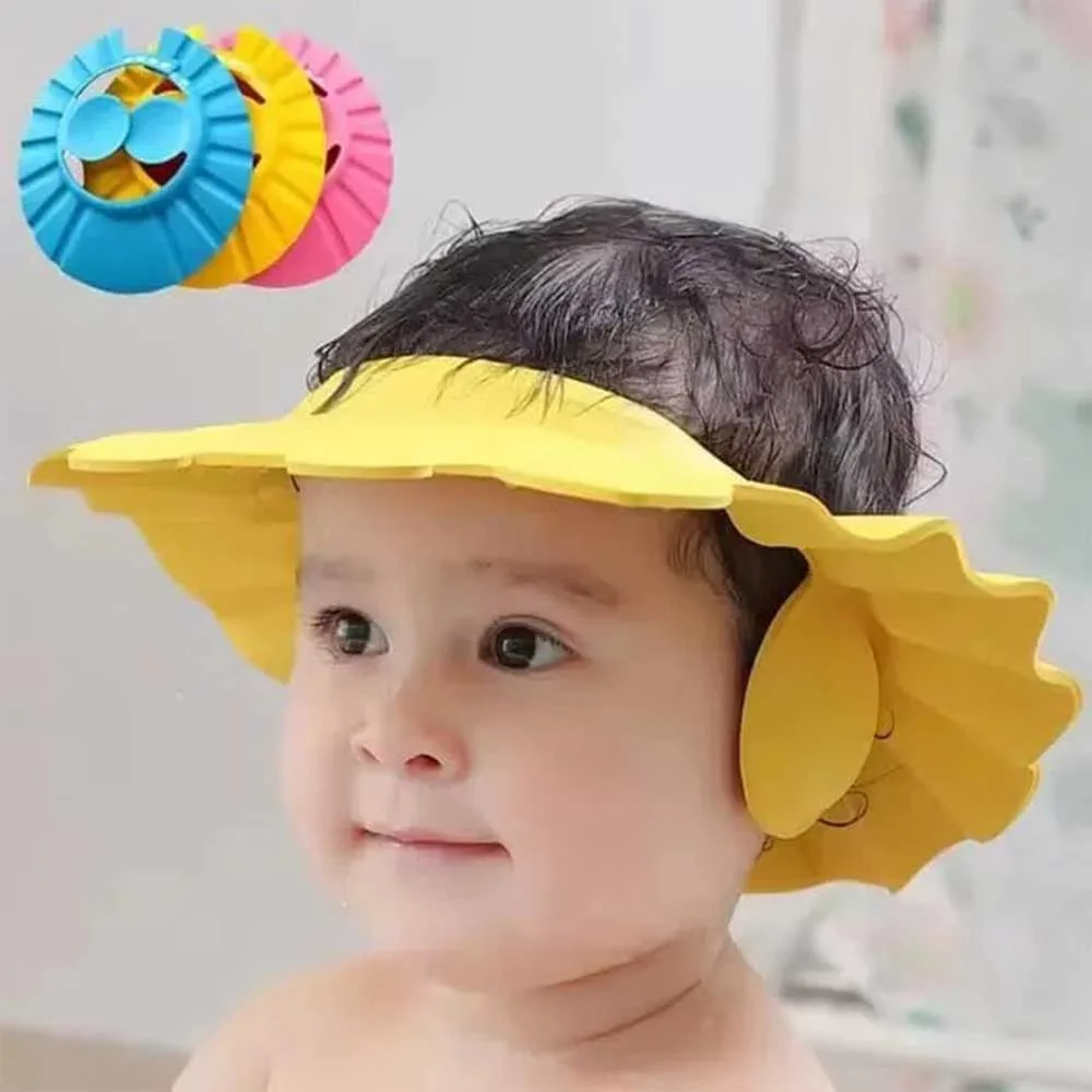 Adjustable Soft Shower Cap for Baby - Image 3