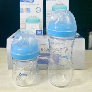 Momeasy Wide-Neck Baby Glass Feeder