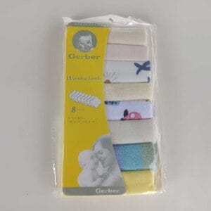 Soft Cotton Washable Baby Towel Set 8×8