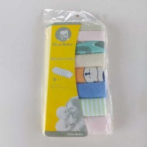 Soft Cotton Washable Baby Towel Set 8×8