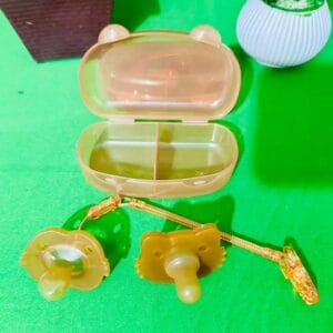 Soft Silicone Chusni Pacifier with Safety Chain